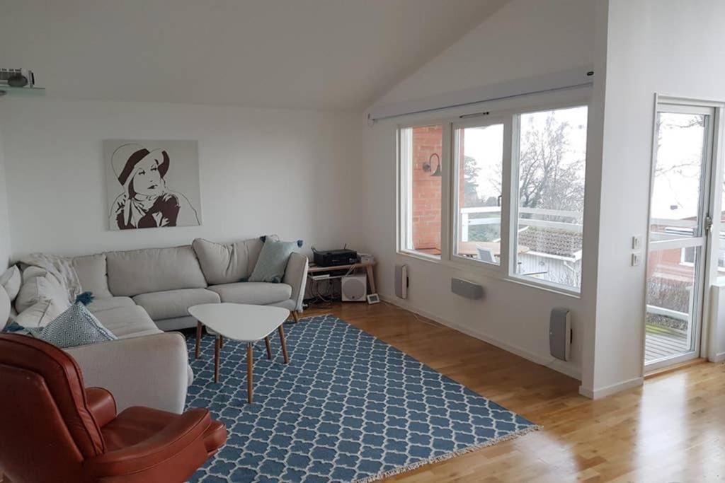 Modern Villa I Arild Med Spektakulaer Havsutsikt. Kültér fotó